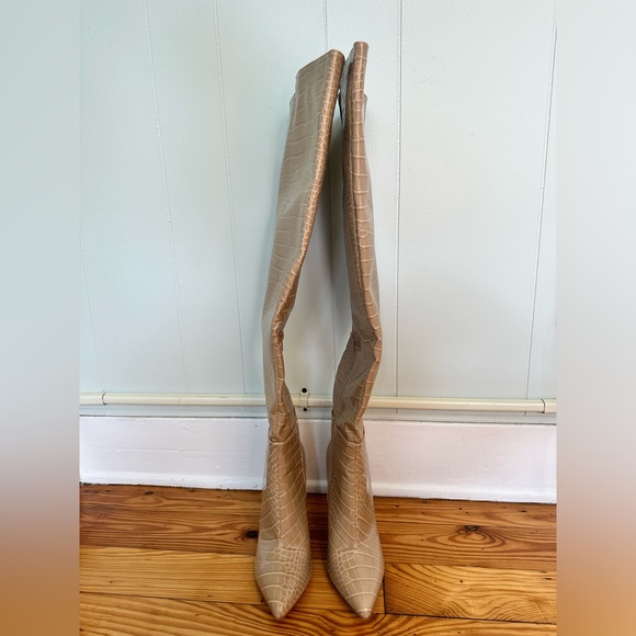 Pointy Toe High Thigh Heels π - Picture 3 of 12